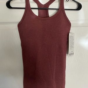 NWT! Lululemon Athletica Maroon Racerback Tank